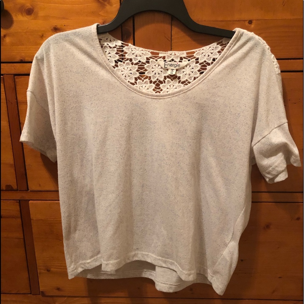 Women’s Beige cropped shirt